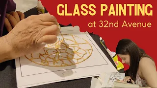 ALL ABOUT GLASS PAINTING!! We did glass painting this weekend at 32nd Avenue. #vlog #workshop