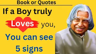 5 Signs that a Boy Loves You | Love quotes in english| Kalam quotes| @bookorquotes