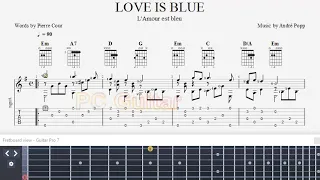 André Popp, L'amour est bleu, guitar solo