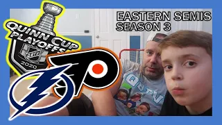 KNEE HOCKEY SEASON 3 - EASTERN CONFERENCE SEMI FINALS - FLYERS / LIGHTNING - QUINNBOYSTV