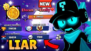 EFECAN APPLE🧅LIED to ME😭😭GIVE MY 3 35 RANKS !! `Brawl Stars English