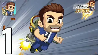 Jetpack Joyride - Gameplay Walkthrough Part 1 - Tutorial (iOS, Android).