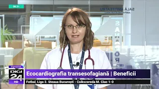 Ecocardiografia transesofagiană - Dr. Georgiana Tămășescu | Spitalul Clinic SANADOR