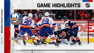 Islanders @ Capitals 4/10 | NHL Highlights 2023