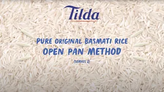 How to cook Pure Basmati Rice - Open Pan Method