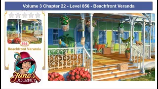 June's Journey - Vol 3 - Chapter 22 - Level 856 - Beachfront Veranda (Complete Gameplay, in order)