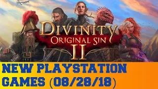 New PlayStation Games for August 28th 2018