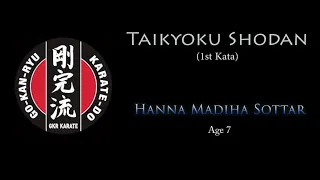 GKR Karate - Taikyoku Shodan (1st Kata) - At the beach