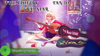 From Poetry Fan To Rap Star |  Ai Animated Story