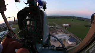 HA-MZN, Kamov Ka-26 - mosquito control (COCKPIT VIDEO)