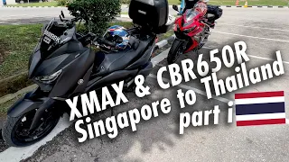 XMAX & CBR650R ride to Thailand.. part 1.