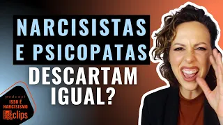 A diferença entre o descarte de narcisistas vs. psicopatas e sádicos