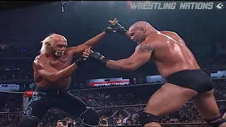 مصارعة القرن جولدبيرغ ضد هولك هوجان | عرض راسلمانيا | Goldberg Vs Hulk Hogan