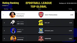 eFootball™ League Season 6: Vs TheArsenalStyle (Rank 1) TOP Global | eFootball 2024 Dream Team