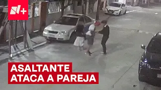 Violento asalto a pareja que caminaba por la noche en Veracruz - N+