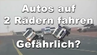 Autos auf zwei Rädern fahren - der neue TREND für Auto-Fahrer? Cool oder doch Gefährlich? 2