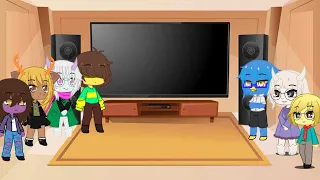 Deltarune characters from chapter 1 react to memes