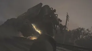 Call of Duty: WWII Train Crash Scene