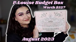 P.LOUISE BUDGET BOX AUGUST 2023 UNBOXING & TRY ON... NEW FAVORITE?