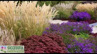 Successful Garden Design Tips 17 - Planting with grasses