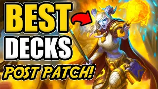 ✅TOP 3 MOST POPULAR DECKS! | Post Patch | Hearthstone The Great Dark Beyond