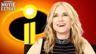 INCREDIBLES 2 | On-set visit with Holly Hunter "Helen Parr / Elastigirl"