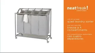 5425 neatfreak Quad Laundry Sorter assembly instructions