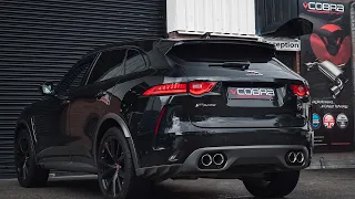 Jaguar F-Pace SVR Resonator Delete Cobra Sport Exhaust