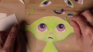 Stop Motion: Creating Cut Paper Faces and Mouths Part 1