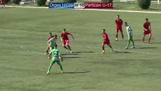 Orges HIDRI,nr 10 Partizani U 17,përmbledhje,Tetor 2022