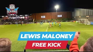 Lewis Maloney Free Kick: Scarborough vs Farsley