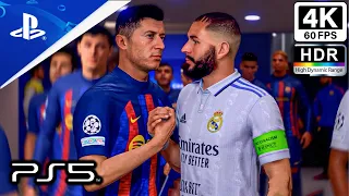 (PS5) FIFA 23 El Clasico Real Madrid vs Barcelona | Next Gen Gameplay 4K ᵁᴴᴰ 60ᶠᵖˢ HDR