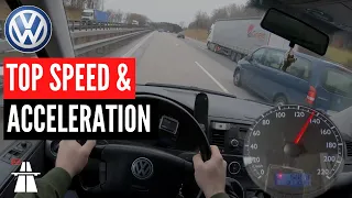 🏁 2005 VW T5 2.5 TDI ACCELERATION & TOP SPEED ON GERMAN AUTOBAHN