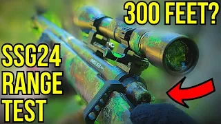 Airsoft Sniper NOVRITSCH SSG24 Range Test! (LONG RANGE SHOTS?)