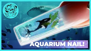 Aquarium Whale Nail Tutorial!