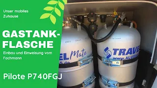 Gastankflaschen fürs Wohnmobil| Einweisung vom Fachmann, inkl. Erstbetankung |LPG Travel Mate Alugas