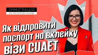 CUAET: як відправити паспорт на вклейку візи та замовити зворотню доставку | Детальна інструкція