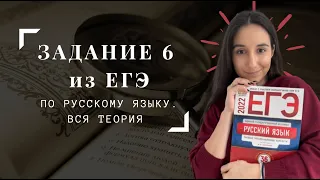 Задание 6 ЕГЭ Теория Русский. Онлайн-школа EXAMhack. ОГЭ ЕГЭ Русский язык 2022