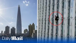 British daredevil arrested after scaling South Korean 123-storey skyscraper with no harness