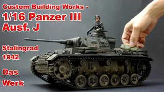 Custom 1/16 German Panzer III Ausf. J  Stalingrad 1942 Complete Build