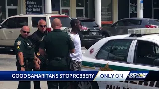 Good samaritans stop robbery at arcade