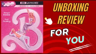 BARBIE-A Deeper Analysis (Margot Robbie/Ryan Gosling) 4K Bluray Unboxing & Review!! #movie #film #4k