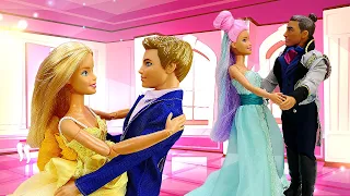 O grande baile da Barbie e Ken! Novelinha da boneca Barbie em português