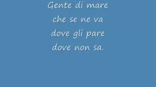 Umberto Tozzi - Gente Di Mare (with lyrics)