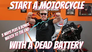 Starting a Motorcycle with a Dead Battery | Harley Davidson