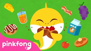 Nyam nyam Sarapan Enak! | Sehari Bersama Bayi Hiu | Lagu Anak | Pinkfong Baby Shark