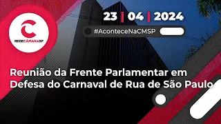 Reunião da Frente Parlamentar em Defesa do Carnaval de Rua de São Paulo  | 23/04/2024