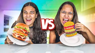 POP IT VS COMIDA DE VERDADE! - JULIANA BALTAR