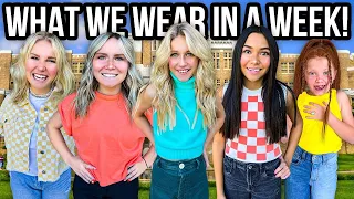 WHAT my 10 SCHOOL KiDS WEAR IN A WEEK!  *OUTFIT GiVEAWAY!*