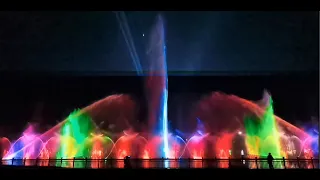 100m mengzhou city  music fountain with laser and water screen water dancing show 2021